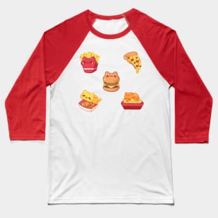Fast Food Fun Baseball T-Shirt